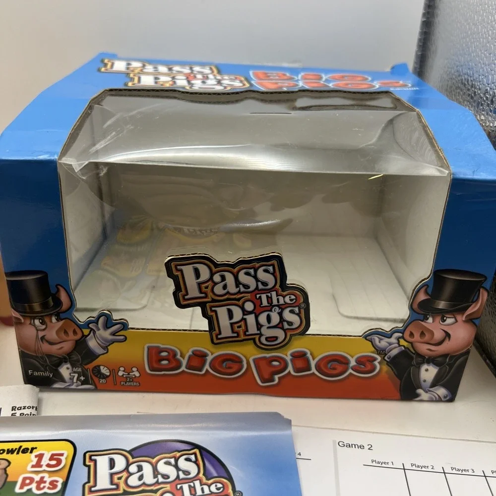 Pass the Big Pigs Classic Dice Game, by Winning Moves Games